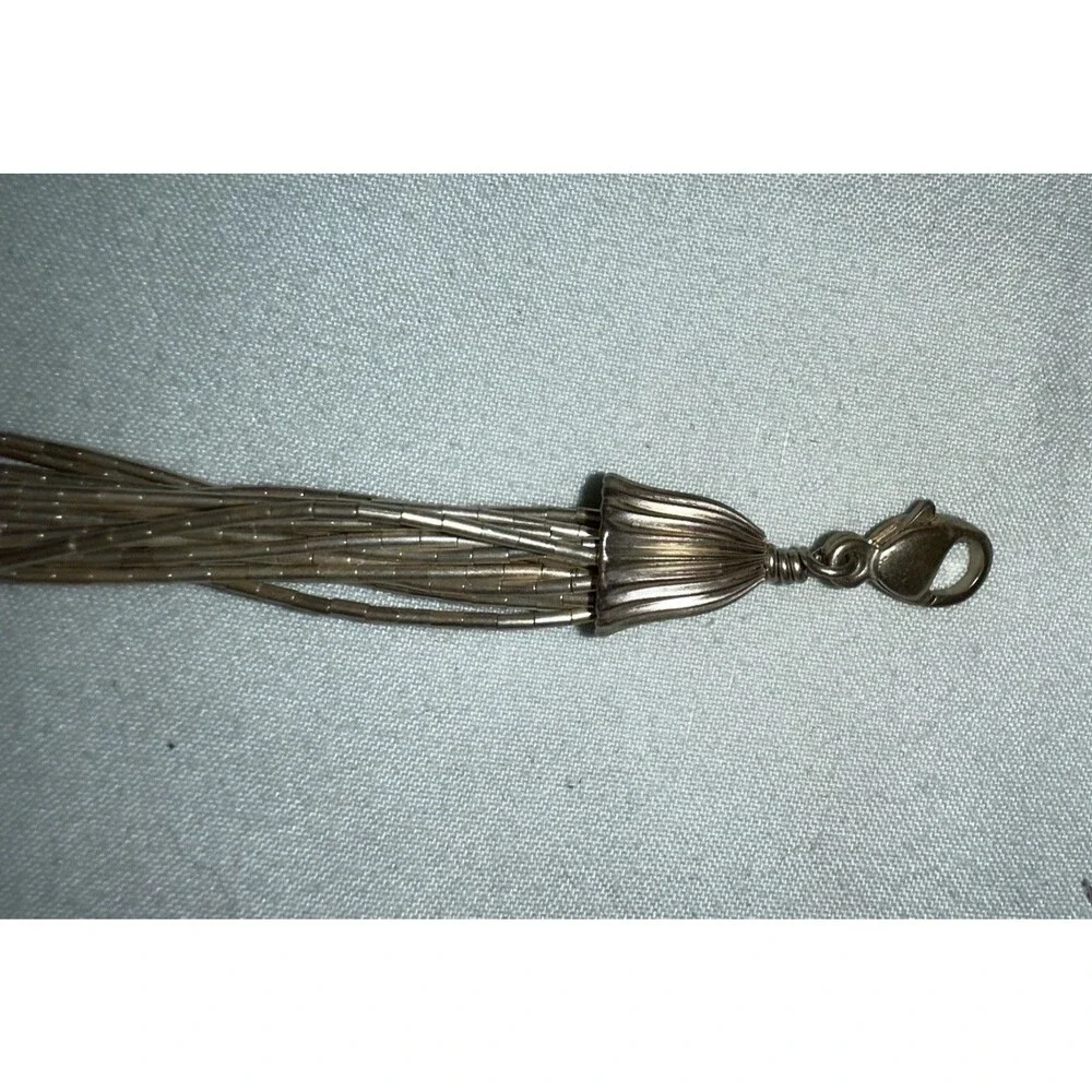 Vintage Sterling Silver Tassel Watch Bracelet – Quartz – Unique Timepiece
